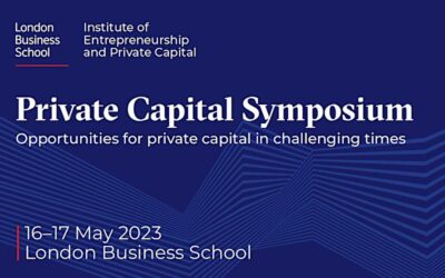 Pascal Böni holds Keynote Speech at the London Business School (LBS) Private Capital Symposium in May 2023
