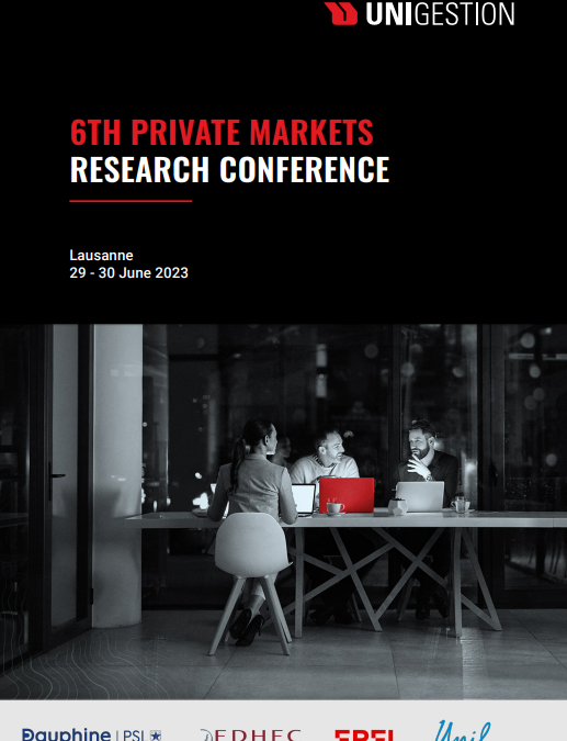 6th Private Markets Research Conference